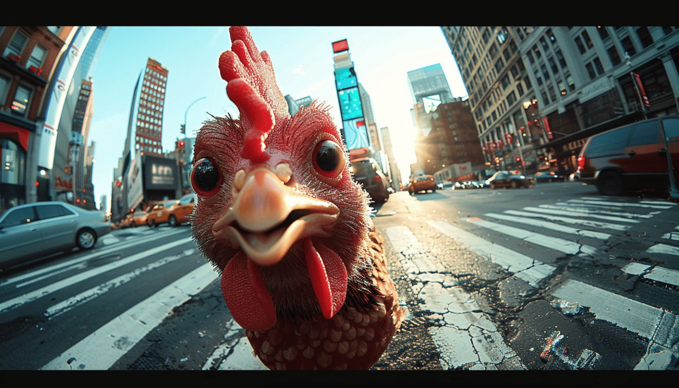 Strategien für das Überqueren der Straße in virtuellen Hühnerspielen